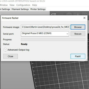 Problemas de actualización de firmware (MK2.5S/MK3S+/MMU2S/MMU3)